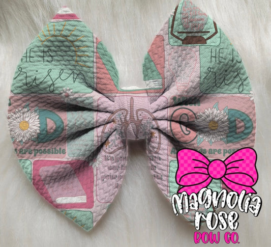 He is Risen- Pink Patchwork